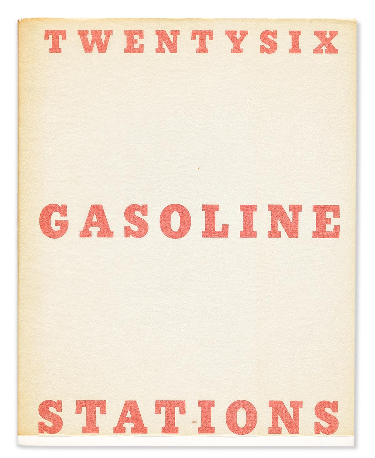 RUSCHA, EDWARD. Twentysix Gasoline Stations.